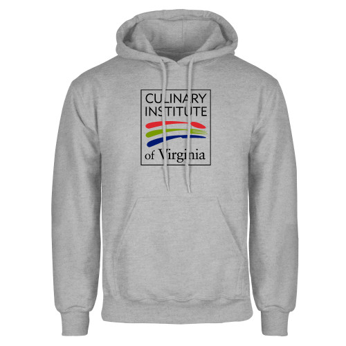  Grey Fleece Hoodie - Culinary Institute of Virginia