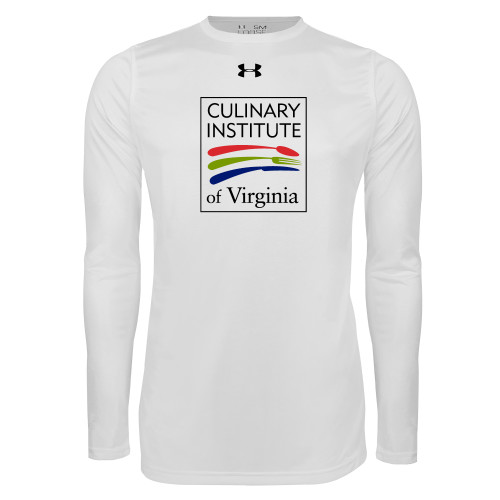 Main Image for  Under Armour White Long Sleeve Tech Tee