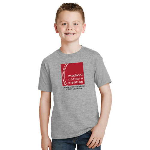  Youth Grey T Shirt - Medical Careers Institute - ECPI Tag