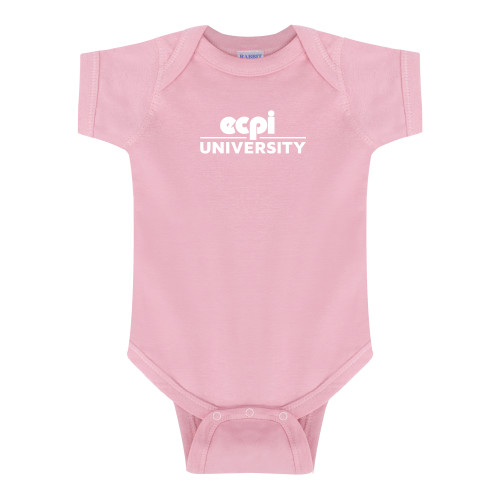  Light Pink Infant Onesie - ECPI University Stacked