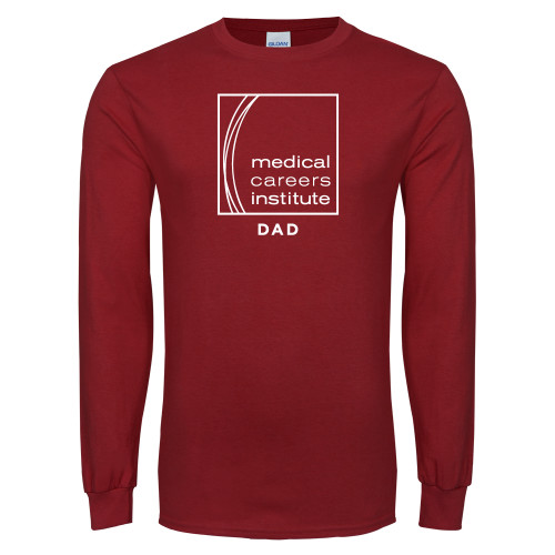  Cardinal Long Sleeve T Shirt - Medical Careers Institute - Dad