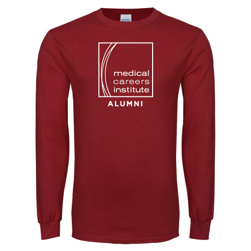  Cardinal Long Sleeve T Shirt - Medical Careers Institute - Alumni