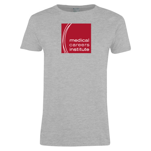  Womens Grey Short Sleeve Tee - Medical Careers Institute
