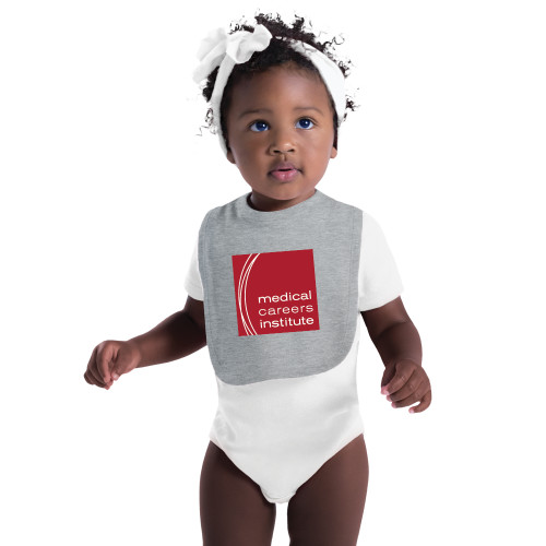  Grey Baby Bib - Medical Careers Institute