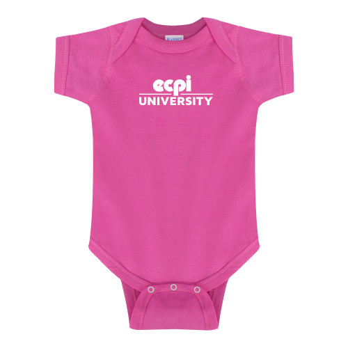  Fuchsia Infant Onesie - ECPI University Stacked