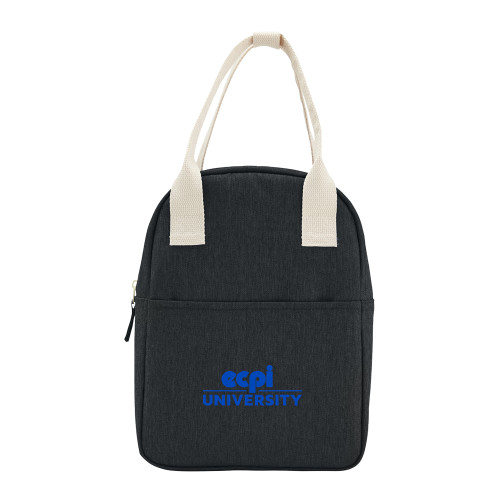  Black WorkSpace Lunch Cooler Bag - ECPI University Stacked