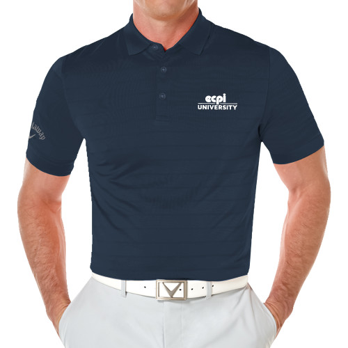  Callaway Navy Opti Vent Polo - ECPI University Stacked