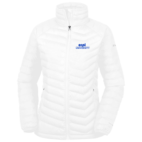 ECPI Columbia Womens White Powder Lite Jacket