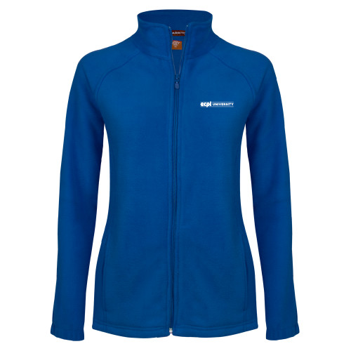  Womens Royal Fleece Full Zip Jacket - ECPI University Flat