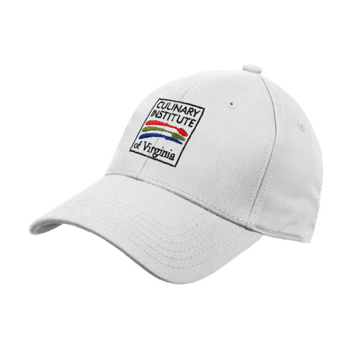  White Structured Adjustable Pro Style Hat - Culinary Institute of Virginia