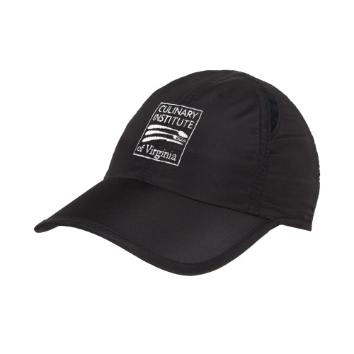  Womens Black Performance Cap - Culinary Institute of Virginia