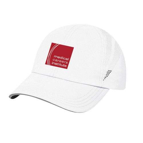  Womens White Performance Cap - Medical Careers Institute