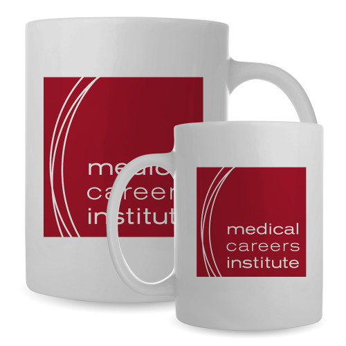  Full Color White Mug 15oz - Medical Careers Institute