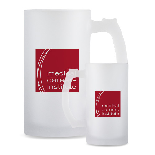  Full Color Decorative Frosted Glass Mug 16oz - Medical Careers Institute