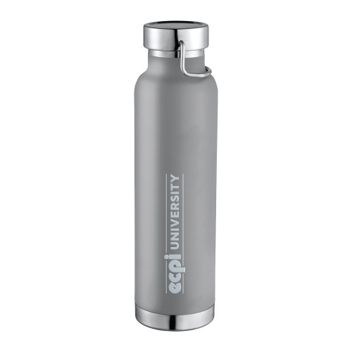  Thor Copper Vacuum Insulated Grey Bottle 22oz - ECPI University Flat  Engraved