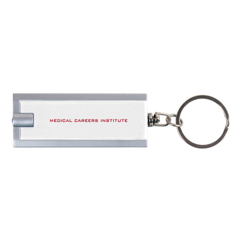  Turbo White Flashlight Key Holder - Medical Careers Institute Flat