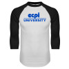 Thumbnail image for  White/Black Raglan Baseball T Shirt
