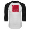 Thumbnail image for  White/Black Raglan Baseball T Shirt