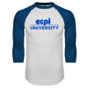 Thumbnail image for  White/Royal Raglan Baseball T Shirt