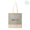 Thumbnail image for  Split Recycled Grey Cotton Twill Convention Tote