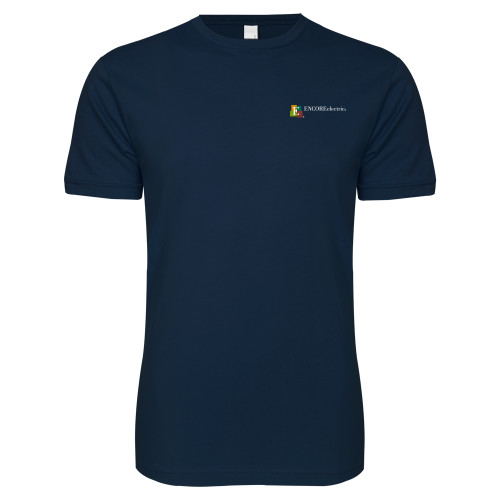  Next Level Navy SoftStyle T Shirt - Encore Electric