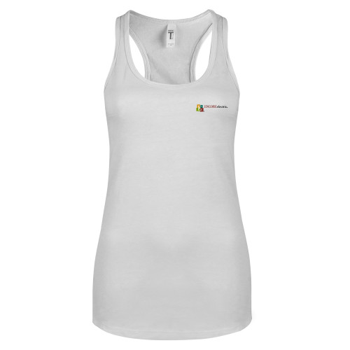  Next Level Racerback Tank White - Encore Electric