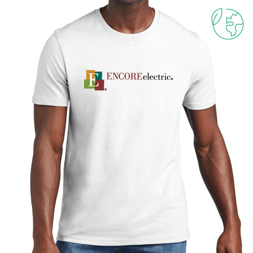  Allmade White Organic Cotton Tee - Encore Electric