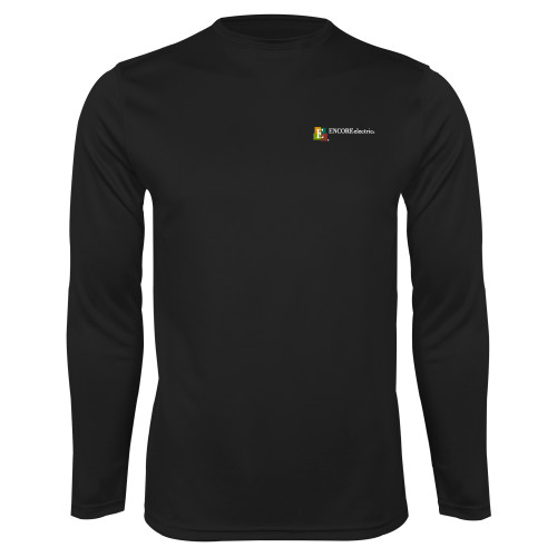  Black Performance Long Sleeve Shirt - Encore Electric