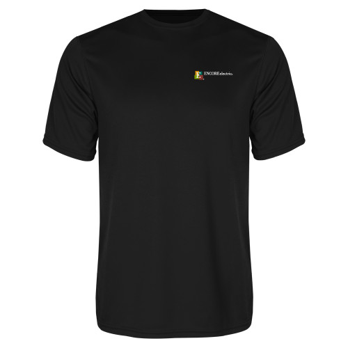  Black Performance Tee - Encore Electric