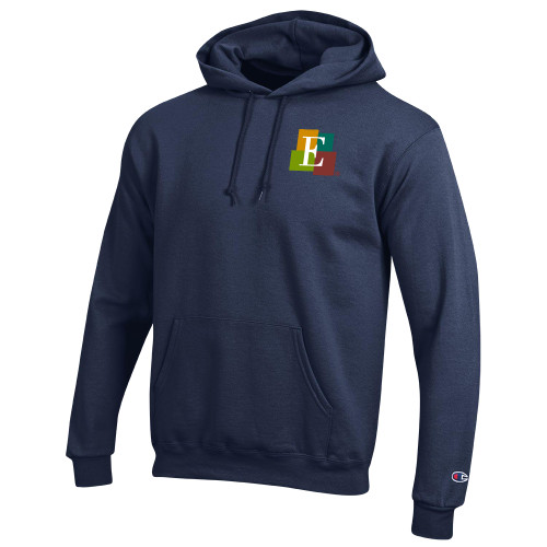  Champion Navy Fleece Hoodie - Icon