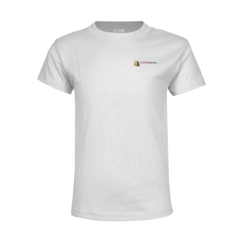  Youth White T Shirt - Encore Electric