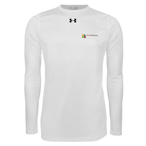  Under Armour White Long Sleeve Tech Tee - Encore Electric
