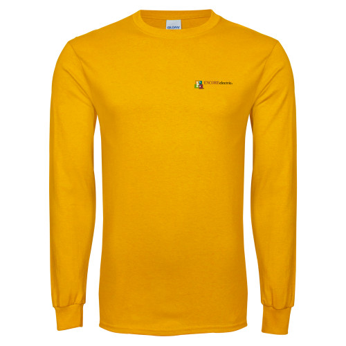  Gold Long Sleeve T Shirt - Encore Electric