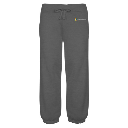  ENZA Womens Dark Heather Banded Fleece Capri - Encore Electric