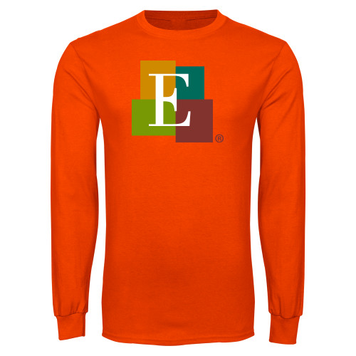  Orange Long Sleeve T-Shirt - Icon