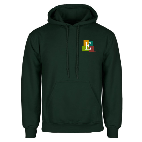  Dark Green Fleece Hood - Icon