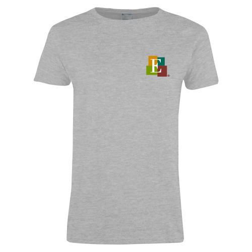  Womens Grey Short Sleeve Tee - Icon