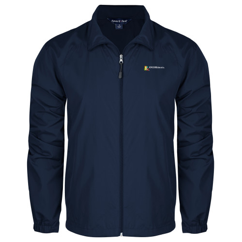  Navy Full Zip Wind Jacket - Encore Electric