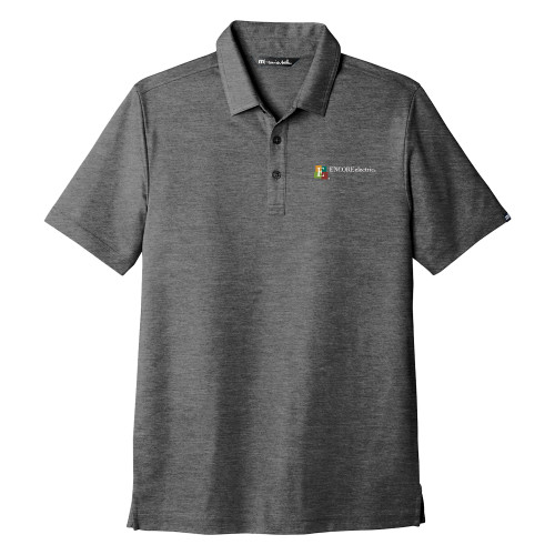  TravisMathew Grey Oceanside Heather Polo - Encore Electric