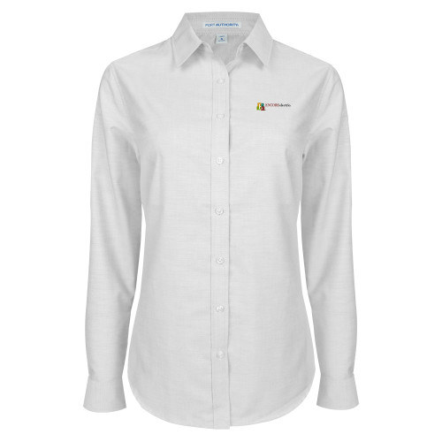  Womens White Oxford Shirt - Encore Electric