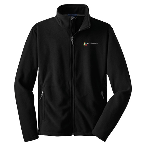  Youth Black Fleece Full Zip Jacket - Encore Electric