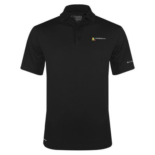 Columbia Black Omni Wick Drive Polo - Encore Electric