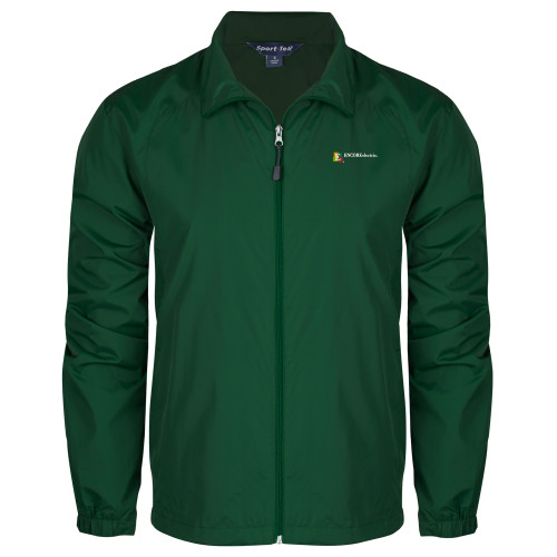  Dark Green Full Zip Wind Jacket - Encore Electric