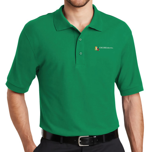  Kelly Green Silk Touch Polo - Encore Electric