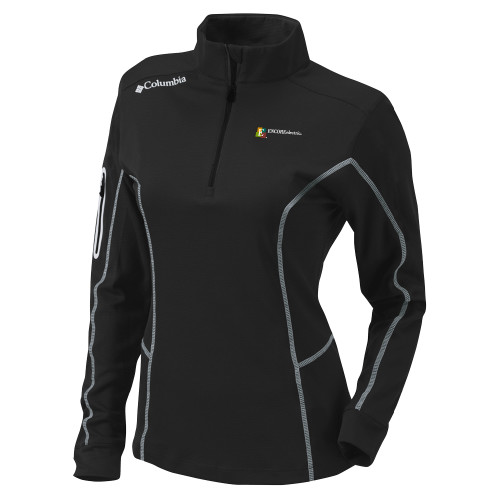  Columbia Womens Omni Wick Charcoal 1/4 Zip - Encore Electric