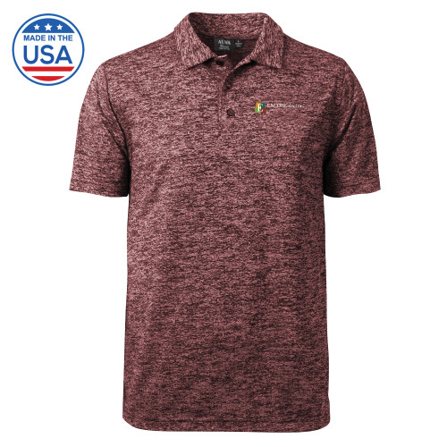 Main Image for  Maroon Honeycomb Jacquard Polo