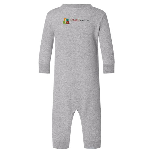  Heather Grey Fleece Onesie - Encore Electric