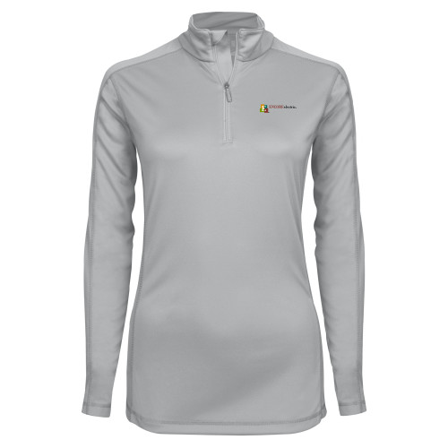 Syntrel Womens Platinum Interlock 1/4 Zip - Encore Electric