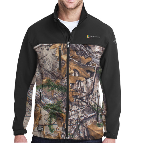  DRI DUCK Motion Realtree Xtra/Charcoal Softshell Jacket - Encore Electric