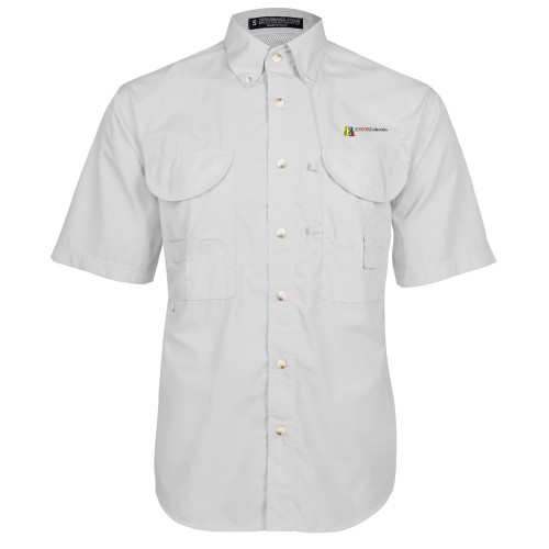  White Fishing Shirt Performance Short Sleeve - Encore Electric